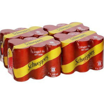 Csd Schwepps Can Gingerale 6 x 200Ml