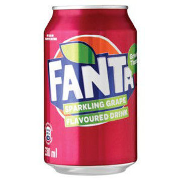 Csd Fanta Can Grape 6 x 330Ml