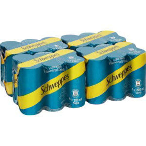 Csd Schwepps Can Lemonade 6 x 200Ml