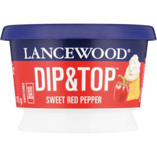 Lancewood Cheese Dip N Top Sweet Red Pepper 1 x 175G