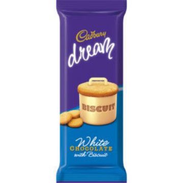 Cadbury Choc Slab Dream Biscut 24 x 80Gr