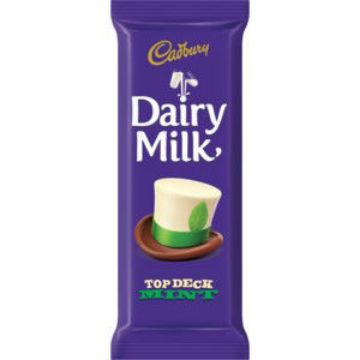 Cadbury Choc Slab Top Deck Mint 1 x 80Gr