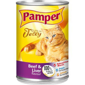 Pamper Friskies Prime Cuts  Beef & Liver 1 x 385G