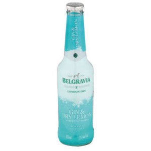 Belgravia Gin & Tonic Dry Lemon 6 x 275Ml