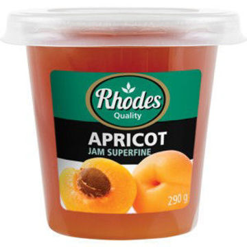 Rhodes Jam In Cup Apricot Smooth 1 x 290G