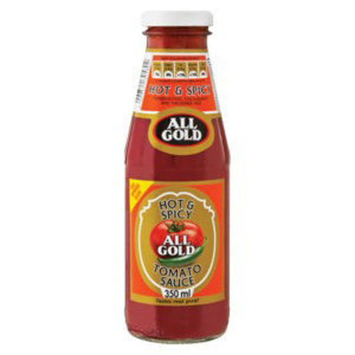 All Gold Sauce Tomato Hot & Spicy 6 x 350Ml