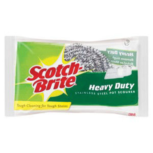 Scotch Brite Scourer Pot Stainless Steel 1 x 5`s