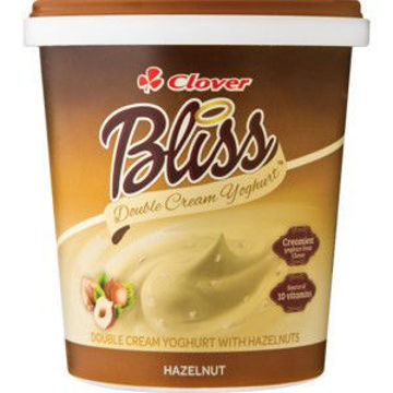 Clover Yog D/Bel Bliss D/Cream Hazelnut 1 x 1Kg