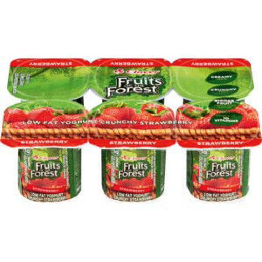 Clover Yog Fresh Fruit Stawberry 1 x 6`s