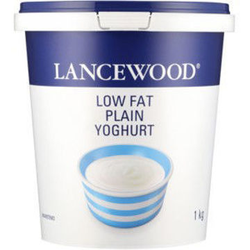 Lancewood Yog Low Fat Plain 1 x 1Lt