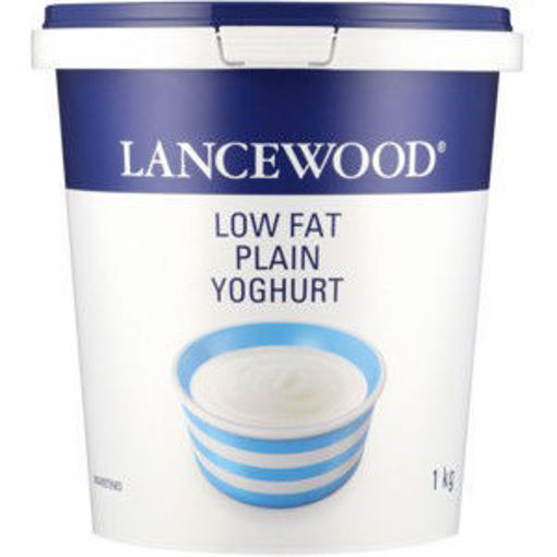 Lancewood Yog Low Fat Plain 6 x 1Lt