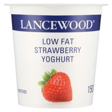 Lancewood Yog Low Fat Strawberry 1 x 150Gr