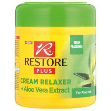 Restore Plus Hair Relaxer Aloe Vera Cream 1 x 450Ml