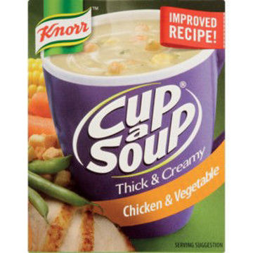 Knorr Soup Cup A Thick & Cremy Chicken & Veg 1 x 96G