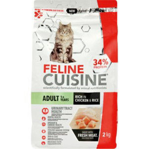 Feline Cuisine Cat Food Adult Chick & Rice 1 x 2Kg