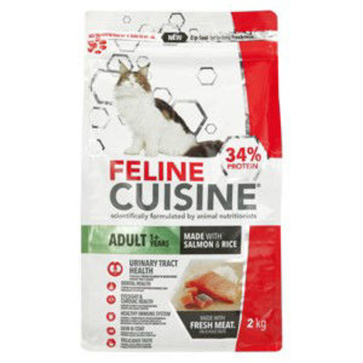 Feline Cuisine Cat Food Adult Salmon & Rice 1 x 2Kg