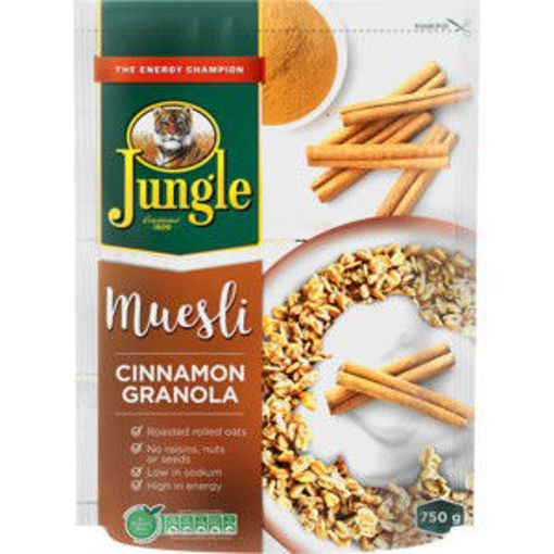 Jungle Energy Cereal Crunch Granola Cinnamon 1 x 750Gr