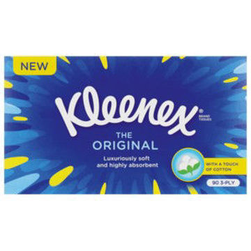 Kleenex Facial Tissues 3 Ply Original Box 1 x 0Ea