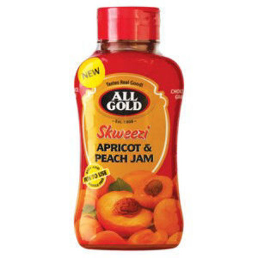 All Gold Jam Squeeze Apricot Peach 1 x 460Gr