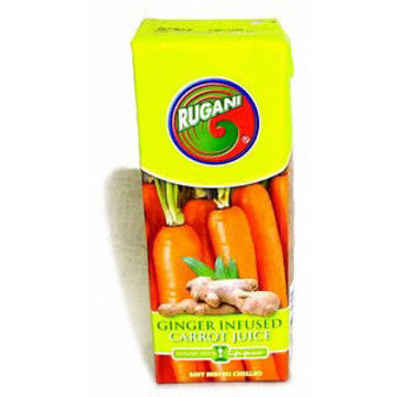 Rugani Juice 100% Carrot Ginger Infused 1 x 330Ml