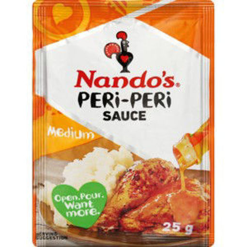 Nandos Sauce Peri Peri Sachet Med 1 x 25Ml