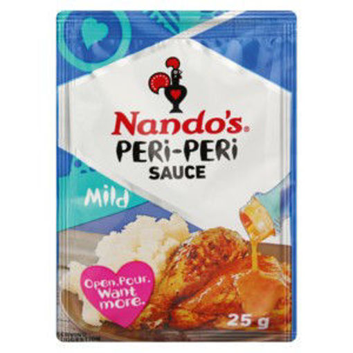 Sefalana Online Store. Nandos Sauce Peri Peri Sachet Mild 25Ml