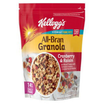 Kelloggs All Bran Muesli Cranberry&Raisin 1 x 450Gr