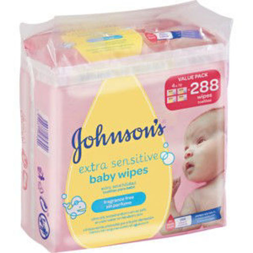 J&J Baby Wipes 1 x 288`S