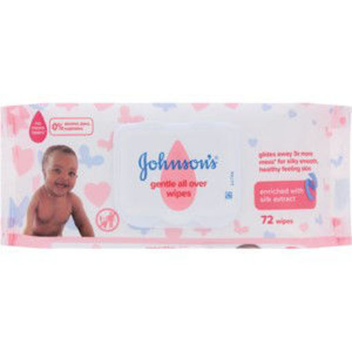 J&J Baby Wipes Gentle All 1 x 72`s