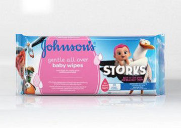 J&J Baby Wipes Gentle All Over 1 x 72`s