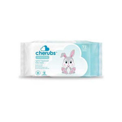 Cherubs Baby Wipes Sensitive Face 1 x 72`s