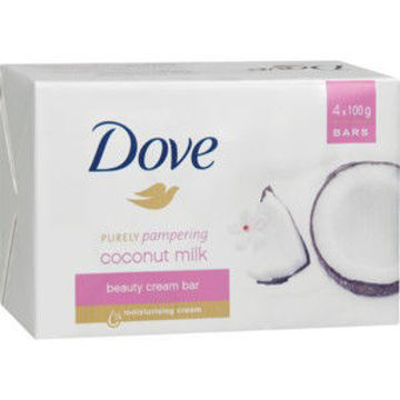 Dove Bath Soap Coco Milk 1 x 4`s