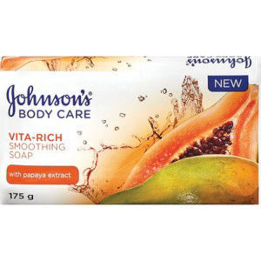 J&J Bath Soap Vita Rich Papaya Smooth 12 x 175G