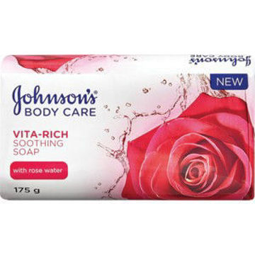 J&J Bath Soap Vita Rich Rose Sooth 12 x 175G