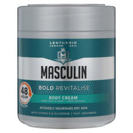 Lentheric Body Cream Male Masculine Bold 1 x 450Ml