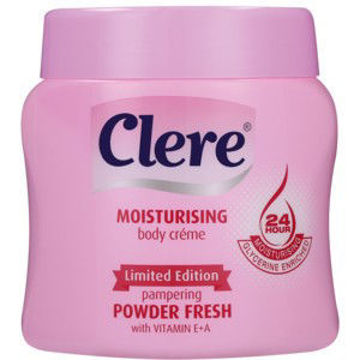 Clere Body Cream Powder Fresh 1 x 500Ml