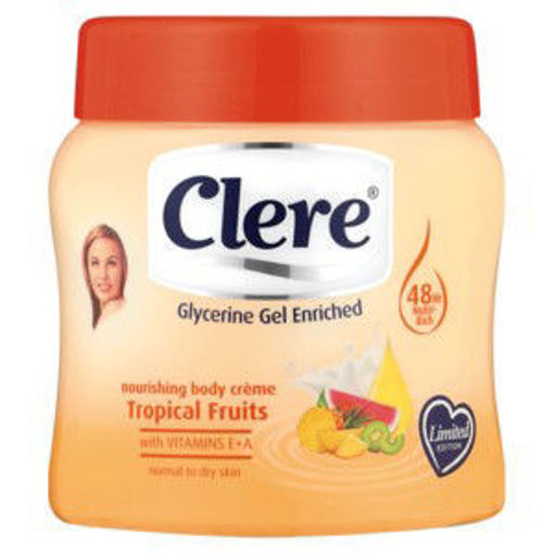 Clere Body Cream Tropical Friut 1 x 500Ml