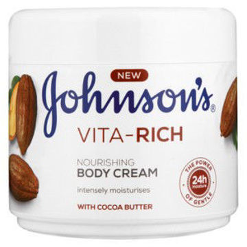 J&J Body Cream Vita Rich Cocoa Bttr 1 x 350Ml