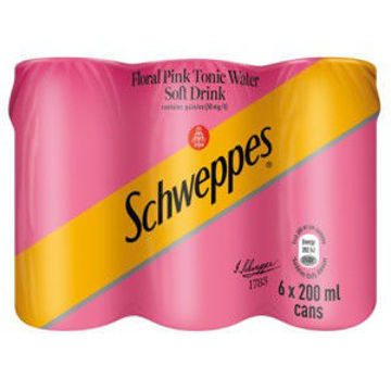 Csd Schwepps Can Tonic Pink 1 x 200Ml