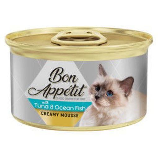 Bon Appetit Cat Creamy Mousse Tin Tuna & Ocean Fish 1 x 85G