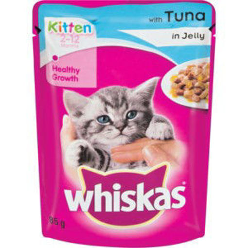 Whiskas Cat Food Pouch Jelly Beef 1 x 85Gr