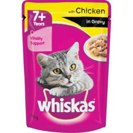 Whiskas Cat Food Pouch Jelly Senior Chick 1 x 85Gr