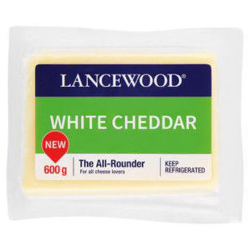 Lancewood Cheese  White Cheddar 1 x 600Gr