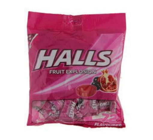 Halls Chew Gum Fruit Explosion 1 x 72`s