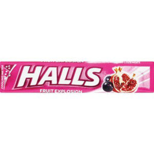 Halls Chew Gum Fruit Explosion 18 x 33Gr