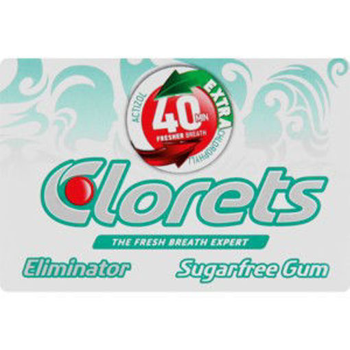 Clorets Chew Gum SF Eliminator 24 x 10`s