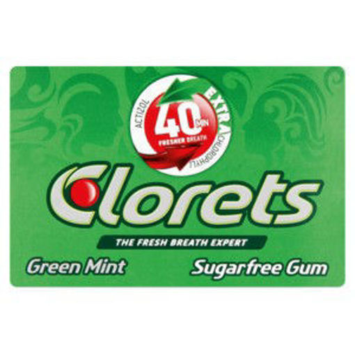 Clorets Chew Gum SF Green Mint 1 x 10`s