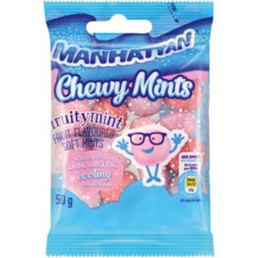 Manhattan Chewys Fruity Mint 1 x 50Gr