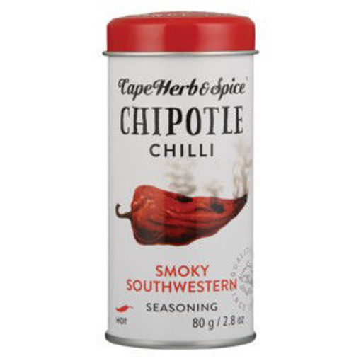 Cape Herb & Spice Chilli Tins  Chipotle Chilli Rub 1 x 80Gr