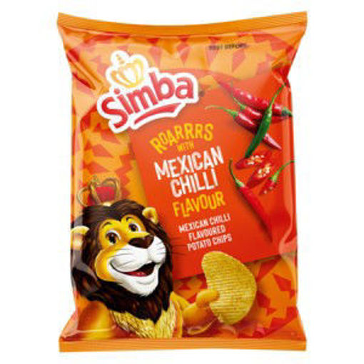 Simba Chips Mexican Chilli 1 x 120Gr